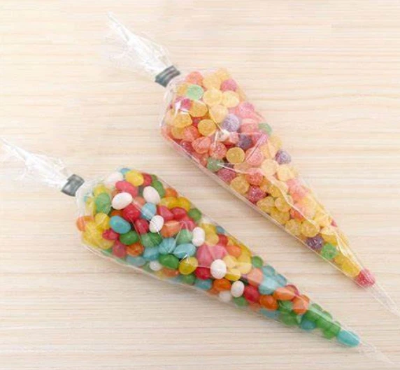 円錐形のプラスチック包装袋の割引価格