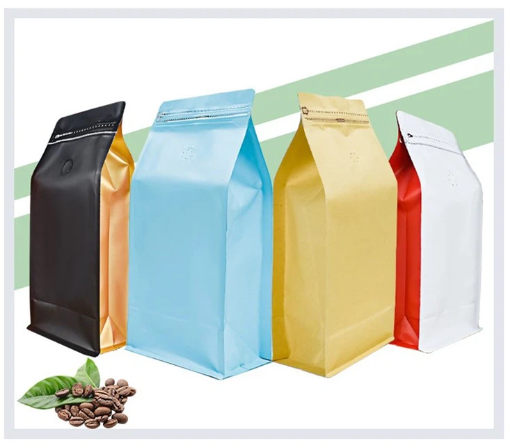 ジッパー付きラミネートクラフト紙袋