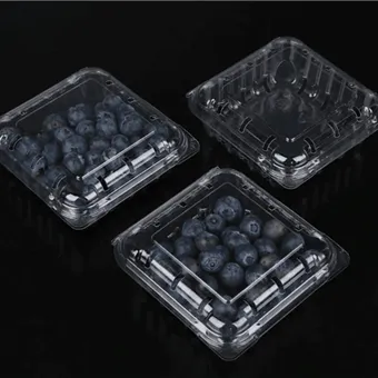 ブルーベリークラムシェル包装 フレッシュカットフルーツ包装箱 フルーツ包装 ブルーベリークラムシェルフルーツコンテナ包装