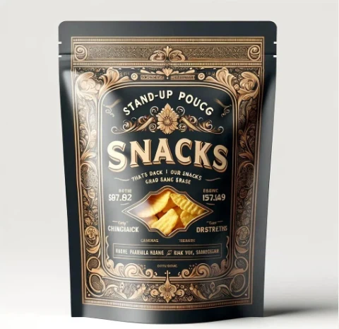 再密封可能なスタンドアップポーチ食品包装キャンディビスケットナットアルミ箔袋プラスチック包装ジップヒートシール袋