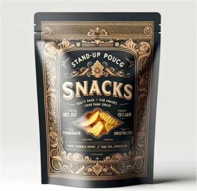 再密封可能なスタンドアップポーチ食品包装キャンディビスケットナットアルミ箔袋プラスチック包装ジップヒートシール袋