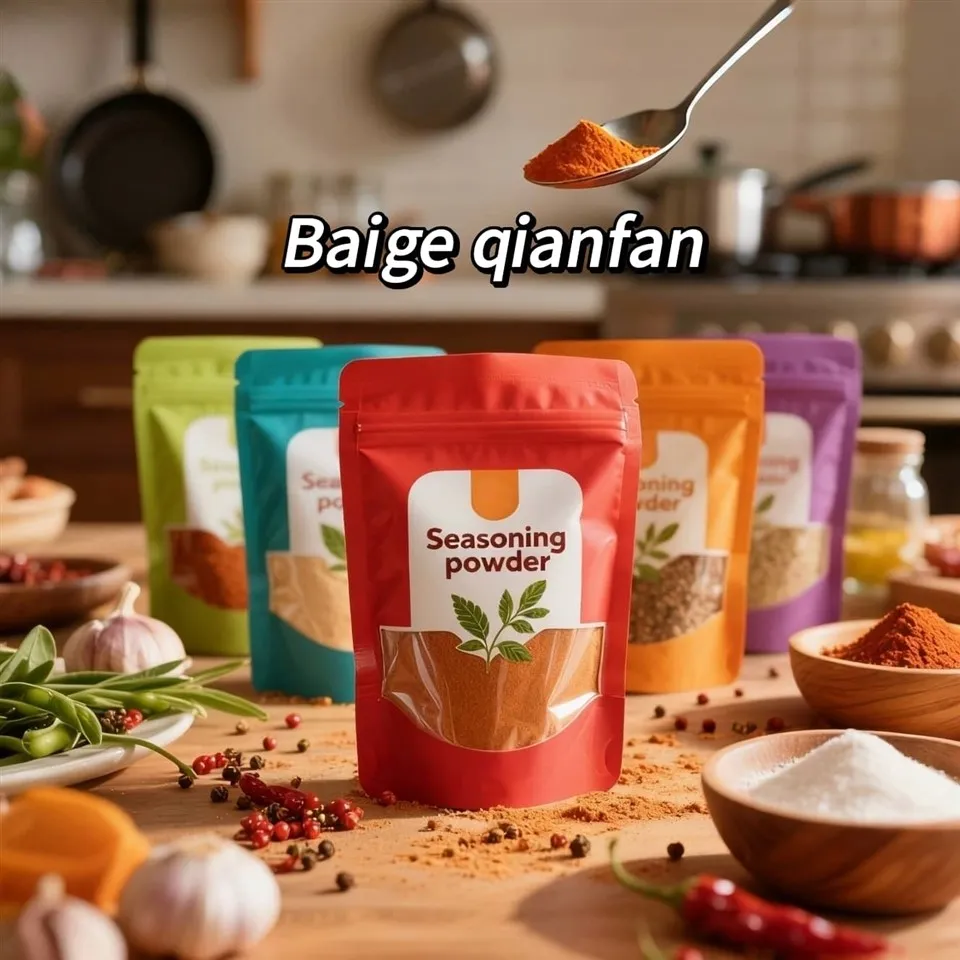 スパイス調味料スタンドアップパウチ